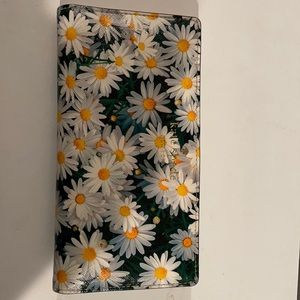 Kate Spade Spencer daisy slim bifold wallet